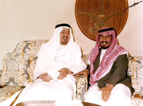 صور للملك خالد بن عبدالعزيز "رحمه الله" ساحات وادي العلي